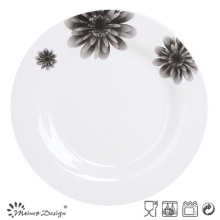 10.5" Round Ceramic Decal Porcelain Plate
